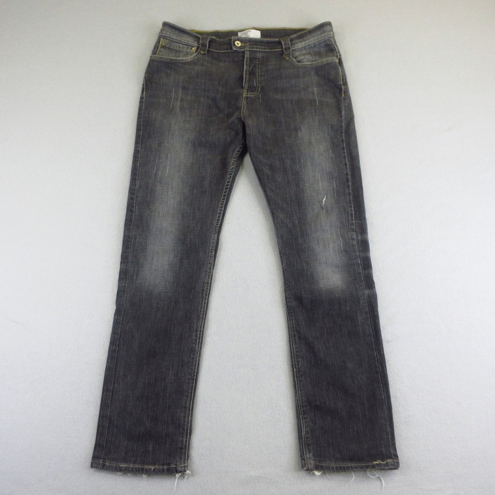 Levi's Silver Tab Modern Boot Jeans Mens 34x32 (36x31) Black Vintage 0206 Y2K